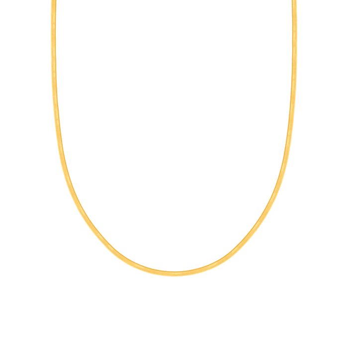 گردنبند طلا آینه ای